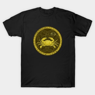 Zodiac Cancer Brown T-Shirt